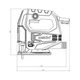 Електролобзик Metabo STEB 65 Quick, 450Вт, 600-3000 об/хв (601030500) Metabo 601030500 992312 - зображення 2