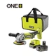 Шлифовальная машина Ryobi ONE+ RAG18125-1C40S 125мм, 18V, 1х4А·час 9000об/мин, сумка (5133005643) Ryobi 5133005643 992951 - изображение 1
