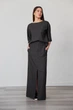 Костюм жіночий Estilo повсякдений-casual костюмка Тіар графіт 02-108 46р - зображення 4