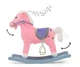 Конь-качалка Milly Mally Latek Pink 5448, 5901761128741 - изображение 4