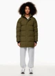 Пуховик зимовий Aritzia The Super Puff Mid S Хакі - зображення 1