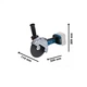 Шліфувальна машина Bosch GWS 182P 125 мм 18V, 2800-9000об/хв, 1.7кг (без АКБ та ЗП) (0.601.9H6.L01) BOSCH 0.601.9H6.L01 992844 - зображення 3