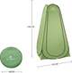 Туристичний намет KIK LUARO Переносна роздягальня 190 x 115 см Зелений (5903039768093) - зображення 5