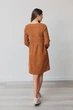 Сукня жіноча Estilo повсякденна-casual мікровельвет карамель 01-203 42р - изображение 3