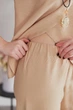 Костюм жіночий Estilo повсякдений-casual льон жатка бежевий 02-103 44р - зображення 2