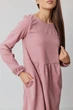 Сукня жіноча Estilo повсякденна-casual мікровельвет пудровий 01-203 42р - изображение 3