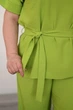 Костюм жіночий Estilo повсякдений-casual креп салатовий 02-110 52р - изображение 3