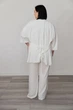Костюм жіночий повсякдений-casual креп молочний 02-111 54р - изображение 2