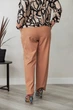 Штани жіночі Estilo повсякденна-casual костюмка льон капучиновий 03-025 56р - изображение 2