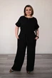 Костюм жіночий Estilo повсякдений-casual креп чорний 02-110 56р - зображення 1