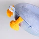 Ортопедическая подушка для шеи Memory Foam голубая 30x30x10см для путешествий и отдыха Duck - изображение 3