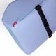 Ортопедична подушка для попереку Memory Foam 45х40х12см блакитна для роботи та подорожей - зображення 4