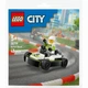 Конструктор Lego City Гонщик на картингу (30719) - изображение 1