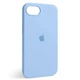 Чехол Fiji Silicone Case для Apple iPhone 16e бампер накладка Soft Touch с микрофиброй Lilac - изображение 1