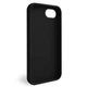 Чехол Fiji Silicone Case для Apple iPhone 16e бампер накладка Soft Touch с микрофиброй Black - изображение 3