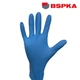 Нітрилові рукавички BSPKA міцні, щільність 5,5 г. - Сині (100 шт) L (8-9) - изображение 2