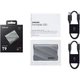 Внешний SSD накопитель Samsung T9 1TB Gray (MU-PK1T0G) [160202] - изображение 7