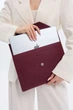 Чохол для ноутбука GUDZYK 13"- 13,6" Марсала для Macbook, HP, Lenovo та ін. - изображение 2
