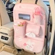 Дитячий органайзер в авто No Brand Kawaii Зайчик 67x36 см Рожевий (id_2055) - изображение 2