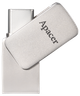 Flash Drive Apacer AH181 64GB Type-C Mobile USB 3.2 Silver (7231311) - зображення 2
