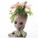 Горшок для растений Groot «Стражи Галактики» 14 см, декоративная фигурка-органайзер для стола XJ4095 - изображение 1
