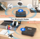 Портативный CD плеер MONODEAL с колонками, Bluetooth, TF карта, FM приемник и передатчик, TFT экран, аккумуляторный Discman - изображение 2