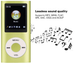 MP3-плеер стильный портативный с lossless звуком, LCD 1.8", FM-радио, запись голоса, видео, фото, E-book, зеленый - изображение 6