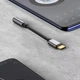 Переходник Type-C на наушники mini jack 3.5mm AUX BASEUS L54 (0.09m, DAC). Gray - изображение 4