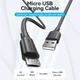 Кабель Vention USB 2.0 AM-micro BM 1.0м Black (CTIBF) - изображение 5