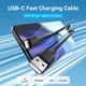 Кабель Vention USB 2.0 AM-Type-C M, 3.0 м, 60W PVC Black (CTHBI) - зображення 4