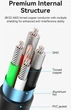 Кабель Vention USB 2.0 AM-Type-C M, 3.0 м, 60W PVC Black (CTHBI) - зображення 8