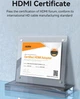 Кабель Vention HDMI M - M, 10.0 м, V2.0, 4K 60Гц, Aluminum Alloy Blue (ALHSL) - зображення 8