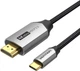 Кабель Vention USB 3.1 Type-C M - HDMI M, 2.0m v.2.0 4K 60Hz Aluminum Alloy Type Black (CRBBH) - зображення 1