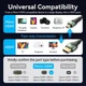 Кабель Vention HDMI M - Micro HDMI M, 2.1 м, V2.0 8K 60Гц Aluminum Alloy Type Green (AGKGH) - зображення 7