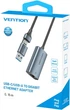 Перехідник Vention USB 3.1 Type-C/USB-A --> Ethernet RJ45 1000Mb сірий Aluminum Alloy Type (CFQHB) - зображення 3