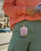 Силиконовый чехол-накладка Elago Ice Cream Hang для Apple AirPods Pro 3 с карабином (Classic Lavender) - изображение 4