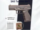 Пневматический пистолет SAS Taurus 24/7 (пластик) + 5 баллончиков+ 500 шариков - изображение 1