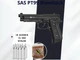Пневматический пистолет SAS PT99 Blowback + 10 балончиков + 500 шариков - изображение 1