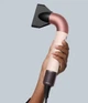 Профессиональный фен для укладки волос HD18 Supersonic Professional Hair Dryer Straight современный фен г-образный 1700Вт Розовый - изображение 4