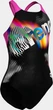 Купальник для девочек Arena LIT LOGO SWIMSUIT V BACK L черный, розовый 164 см (010690-590) - изображение 8