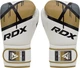 Боксерские перчатки RDX BOXING GLOVES BGR-F7 белый, золотой 8 унций (BGR-F7GL) - изображение 5