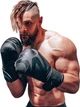 Боксерські рукавиці RDX BOXING GLOVES F15 чорний 16 унцій (BGR-F15MB) - зображення 3