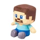 Мягкая плюшевая игрушка Стив из Minecraft 22 см, сидящий главный герой Майнкрафт - изображение 1