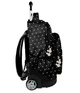 Школьный рюкзак на колёсах Paso Minnie Mouse 3 в 1 с выдвижной ручкой, 46×32×18 см, усиленное дно - изображение 4