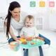 Детский толокар-ходунки 5в1 с самокатом, игровым музыкальным столиком MalPlay, Бирюзовый - изображение 9