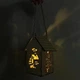 Светодиодный деревянный адвент-фонарь Ruhhy 22163 с тёплой LED-подсветкой и батарейками LR1130 14×7,5×10,2 см - изображение 5