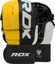 Перчатки тренировочные RDX Grappling Gloves Rex T6 Plus GGR-T6Y XL Черно-желтые с белым (5054421880784) - изображение 1