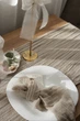 Салфетка с плотной марли для декора стола VTILENE, Chalk beige, 35х35 см - изображение 4