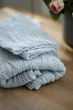Плотный марлевый раннер для сервировки стола и фотосессий VTILENE, Light dusty blue, 60 см, 1 м - изображение 2