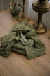 Марлевая дорожка для сервировки стола VTILENE, Dark sage green, 60 см, 1 м - изображение 2